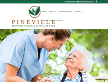 Tablet Screenshot of pinevillerehab.com